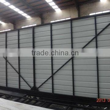 Folding container warehouse