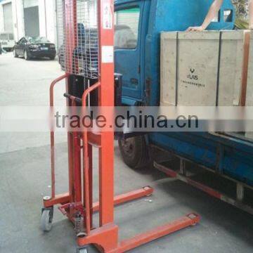 china supplier manual hydraulic stacker hand pallet forklift