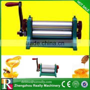 Beekeeping beeswax foundation sheet roller machine beeswax embossing machine