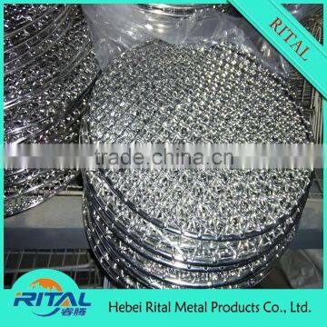 BBQ Grill Grates Wire Mesh Plate Charcoal Round BBQ Grill