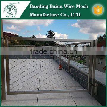 New Premium Stainless steel animal enclosure wire mesh rope aviary mesh