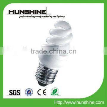 full spiral small 2 pin energy saving lamp bulb