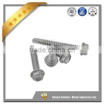 Supply High Quality White Zinc Plated Self Drilling Screws With Rubber Washers photo-4