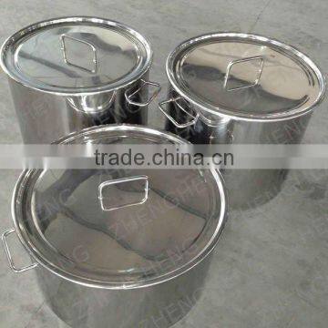 Stainless steel storage tank for beer