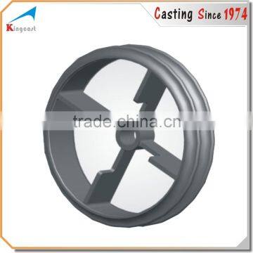 OEM custom foundry cast iron gate wheel