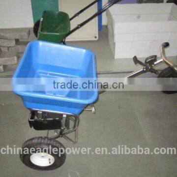 Salt spreader seed spreaer and fertilizer spreader