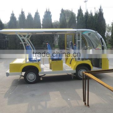 2015 yellow customized Electric tourist Bus