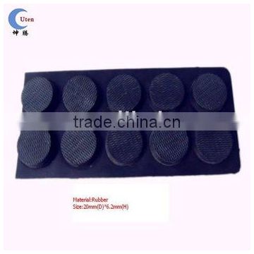 Customed Grid Rubber Protective Foot Pad for shock-proof