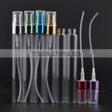 MUB 10ml Refillable Clear Glass Perfume Spray Bottle With Aluminum Atomizer photo-3