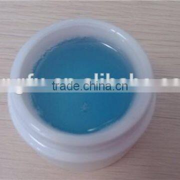 Transparent blue uv led gel nail extension gel