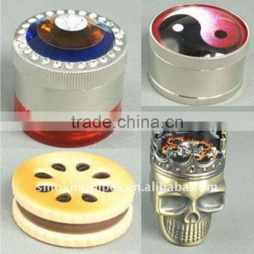 3 parts zinc alloy and plastic weed grinder