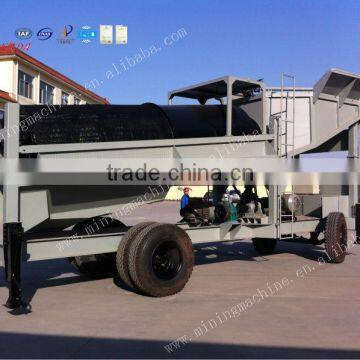 Diesel Engine Mobile Gold Trommel Mining Machine for Small Miner photo-3