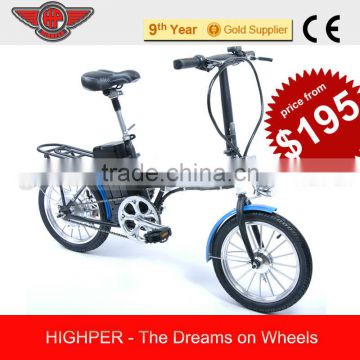 Cheap 250W Folding Electric Motor Bicycle with EN15194, EN14764 (EF03)