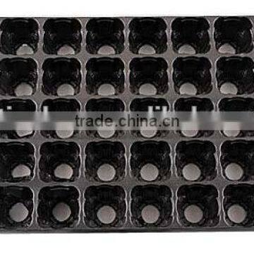 Custom PS Reusable Plastic Plant Seed Starting Grow Trays for Propagation