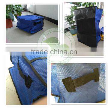 Unique Economic Blue Mesh Strap Storage Bag For Sale photo-2