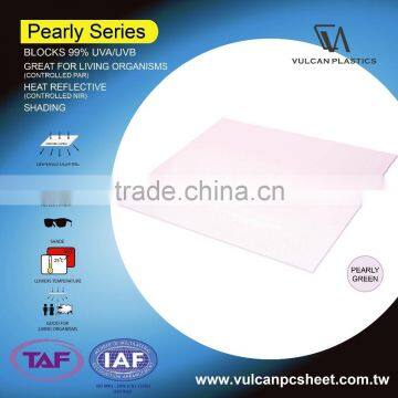 Solar Polycarbonate Sheet Perfect for Living Organism (Pearly GREEN Series) photo-5
