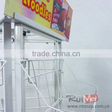 3sides Metal Market Instant Noodles Display Rack photo-2