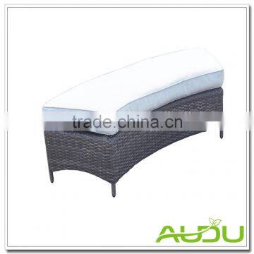 Couple Lovest Double Man Half Round Wicker Rattan Lounger photo-5