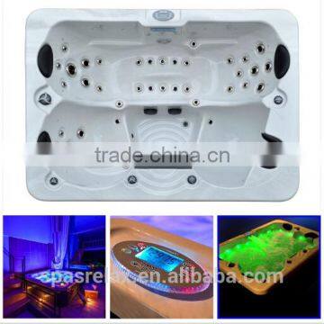 L511 Outdoor Spa Tube Massage Spa Bathtub With Spa Pump for 3 Adults photo-3