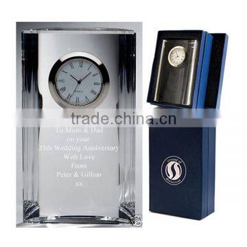 wedding favor crystal clock on sale