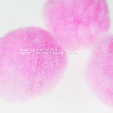 Jumbo Acrylic Pompom Ball Pink Assorted photo-2