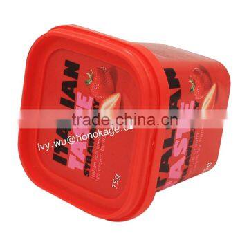 IML Plastic Ice Cream Container Packaging Design,Plastic Empty Ice Cream Tubs With FDA Certificate photo-6