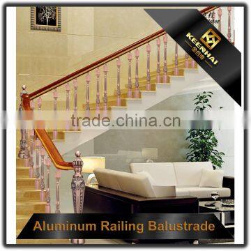 Interior Prefab Art Handrail Aluminum Lows Handrails photo-3