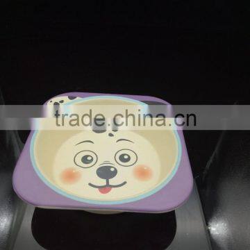 Factoy Printing Bidegradable Bamboo Fibre Kid's Dinnerware Set photo-4