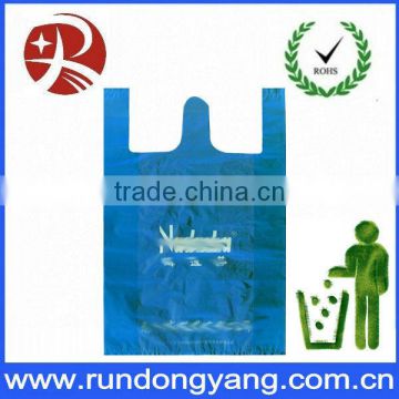 bule polypropylene shopping bags