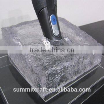 Shaver Cosmetic Product Table Display Stands Acrylic Ice Block photo-3