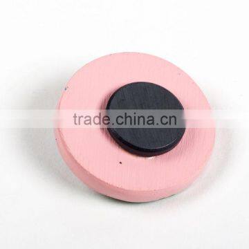 3D Custom Lovely Japanese Girl Round Resin Fridge Magnets photo-4