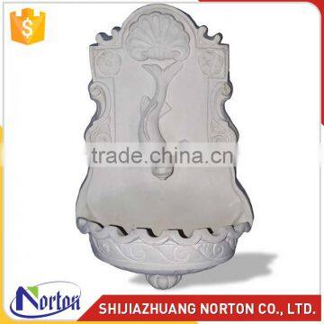 White marble dolphin wall fountain for sale NTMF-022LI