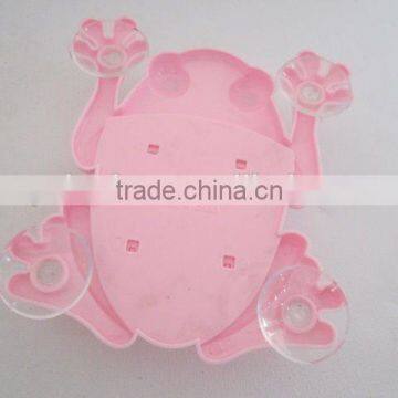Frog Shaped Sucker Type Bathroom Storage Rack Plastic Toothbrush Holder photo-4