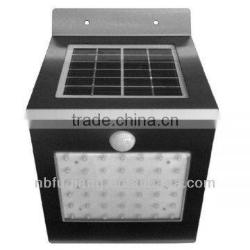 solar motion sensor security led outdoor wall light