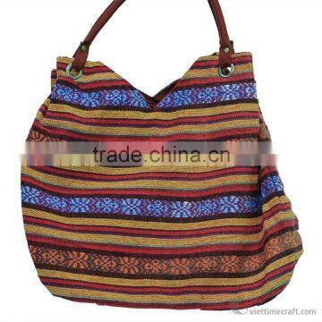 Ethnic Pattern Handbag, Handmade in Vietnam photo-3