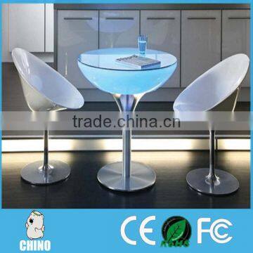 Rechargeable Battery Led Furniture Table via Remote Light up photo-4