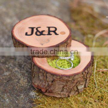 Personalised Wedding Wooden Ring Box photo-2