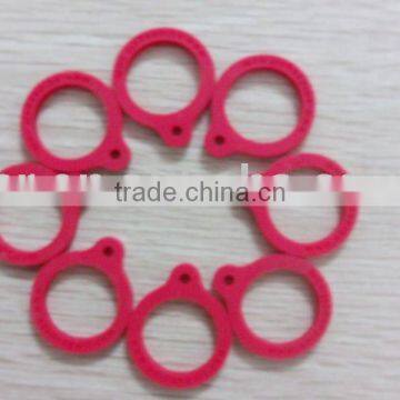 Debossed silicone military ID tag