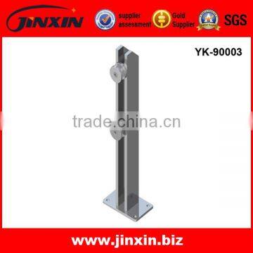 JINXIN Stainless Steel Railing_mini Post Balcony Design Spigot for Glass Pooling Fence photo-2