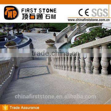 G682 Golden Granite Stair Railing Design