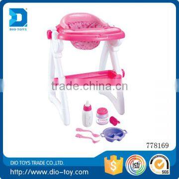 2017 Hot sale good quailty plastic high foot baby chair dinning