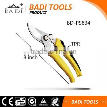 Round Blade Razor Sharp Garden Clippers, Tree Trimmers, Secateurs and Steel Bypass Pruner
