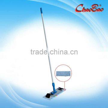 Wet using microfiber flat mop