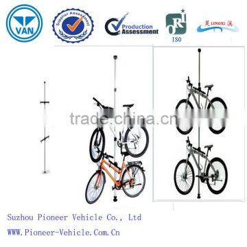 2014 floor-to-ceiling steel bicycle rack/floor-to-ceiling bike stand/bike racks/bicycle holder(TUV,ISO,SGS approved)