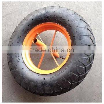 For Wheelbarrow Hot Sale 3.50-8 Pneumatic Rubber Wheel photo-3