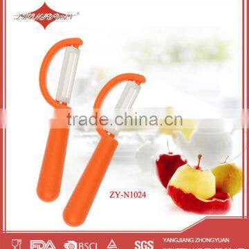 orange fruits and vegetables ceramic julienne peeler as seen on tv