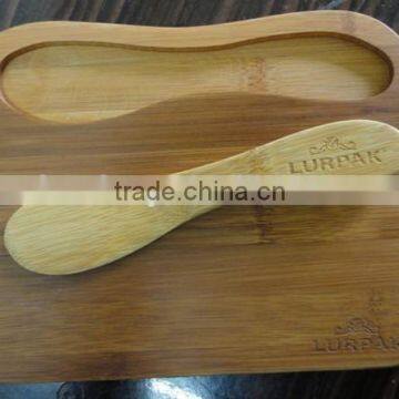 2016 Eco-friendly Bamboo Butter Knife With Board Set