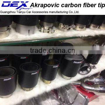 High Quality Auto Part Exhaust AKRAPOVIC Carbon Fiber Tip photo-3