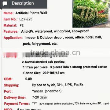 Indoor Artificial Climbing Plant Wall photo-2