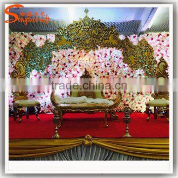 2016 Artificial Rose Flower Walls Silk Decoration Wall Background photo-4